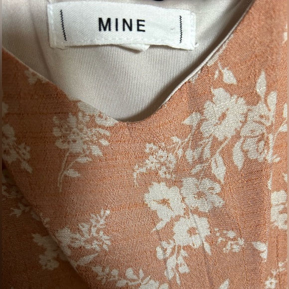 Hope Ave rustic orange floral tiered dress - Picture 3 of 4